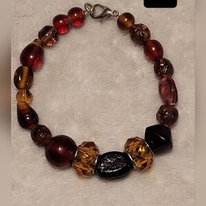 Elegant Glass Beaded Bracelet